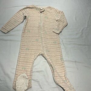 Gerber - footed sleeper with avocado design. 12 months